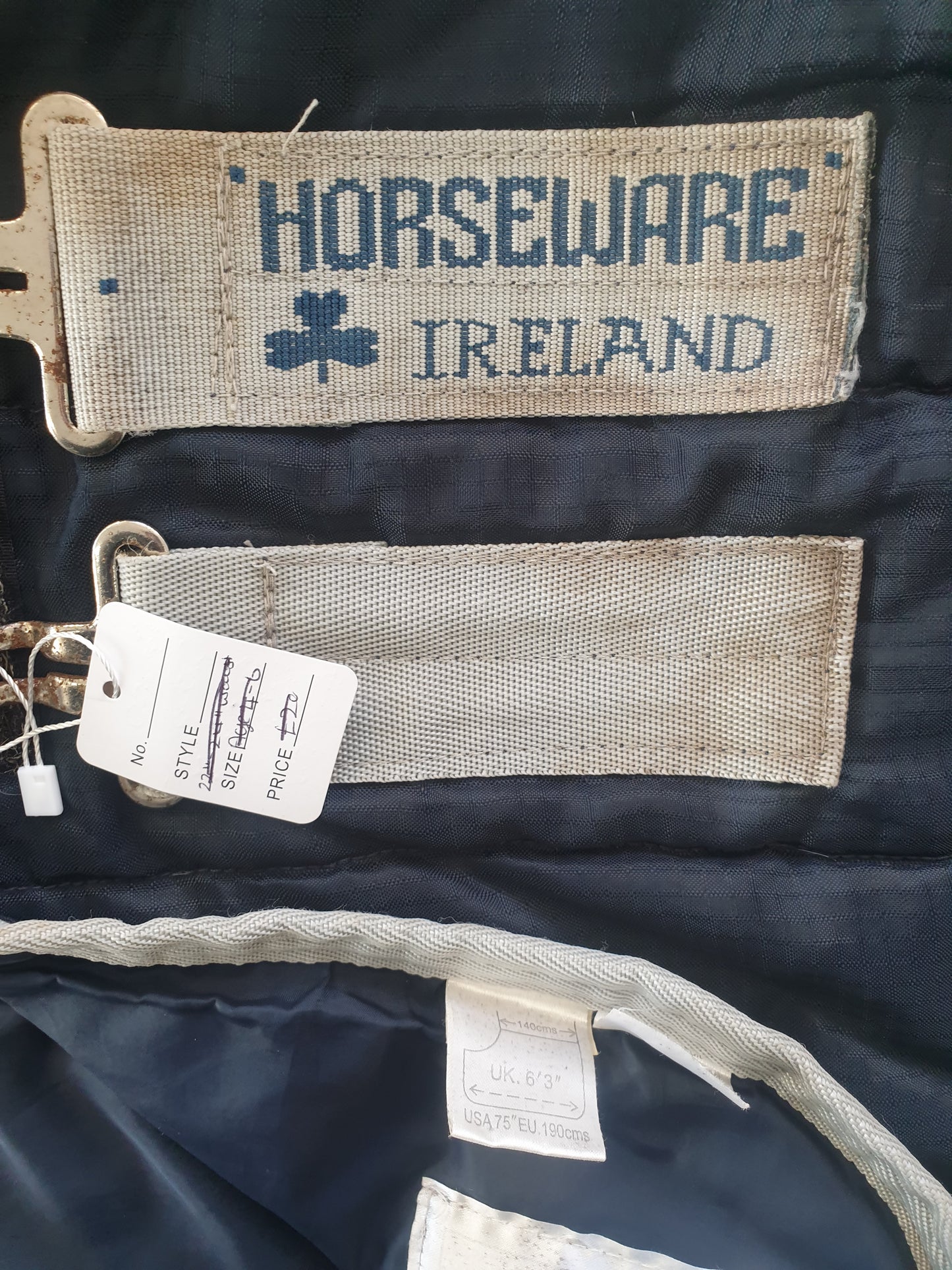 Horseware ireland amigo stable rug, 6ft3, light weight, navy FREE POSTAGE 🟢