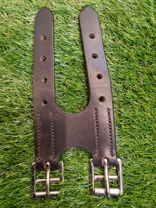 Like new brown leather girth extender, 9" FREE POSTAGE 🟢