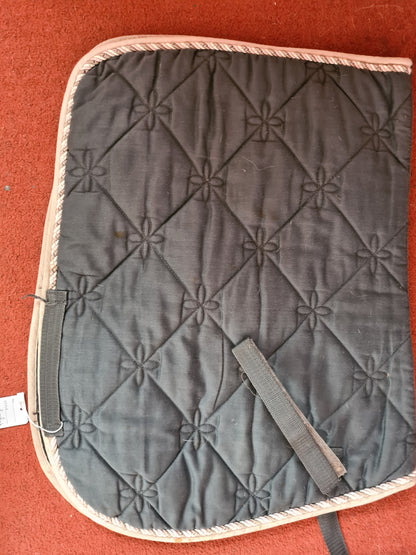 Pony/cob size grey saddle pad FREE POSTAGE