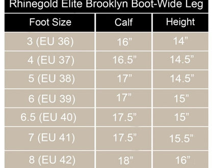 Rhinegold Elite Brooklyn Boots-Wide Leg