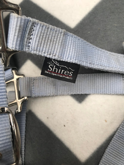 Shires full size light blue head collar FREE POSTAGE