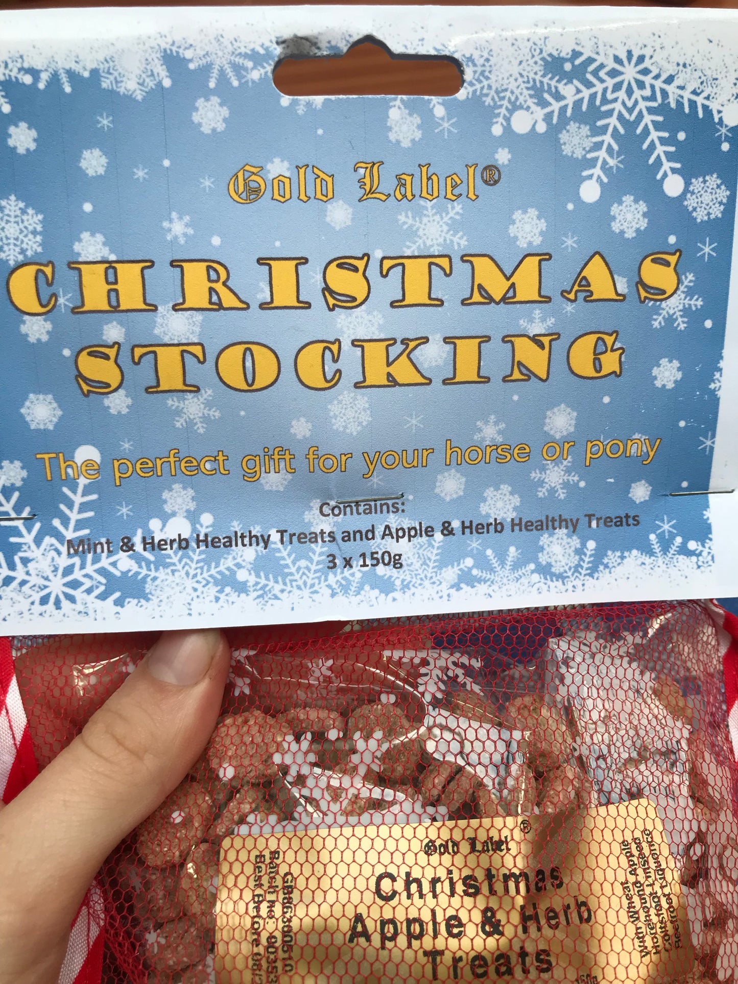 New gold label Christmas treat stocking FREE POSTAGE*