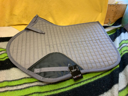 Grey gallop close contact saddle pad size Pony/cob. FREE DELIVERY