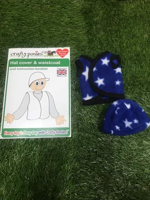 New rider hat cover and waistcoat blue 🟢