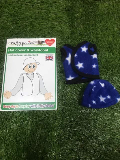 New rider hat cover and waistcoat blue 🟢