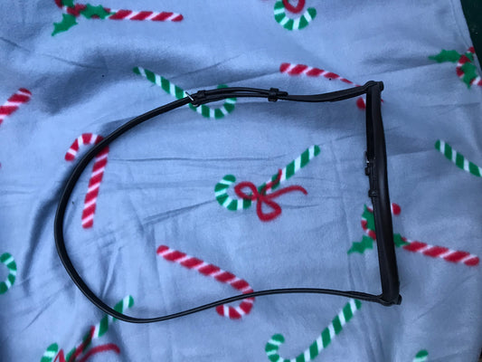 PONY ROLLED BROWN NOSEBAND