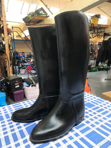 Harry Hall long rubber riding boots size 6.5 14” calf FREE POSTAGE ✅