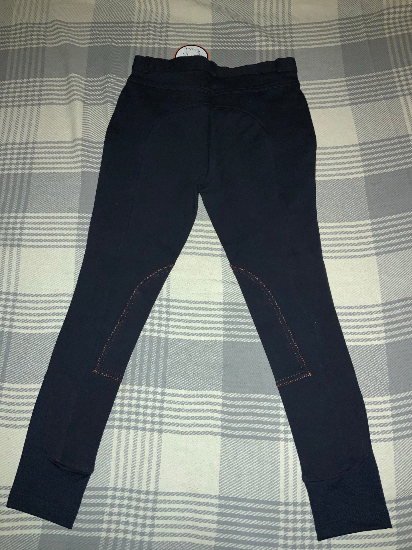 New firefoot ladies 28 black and orange breeches FREE POSTAGE