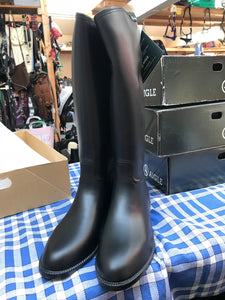 Aigle long rubber riding boots in black FREE POSTAGE ✅