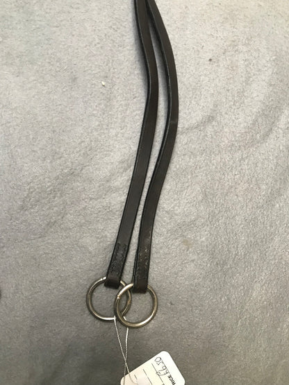 Morris and Nolan brown leather full size running martingale attachment**