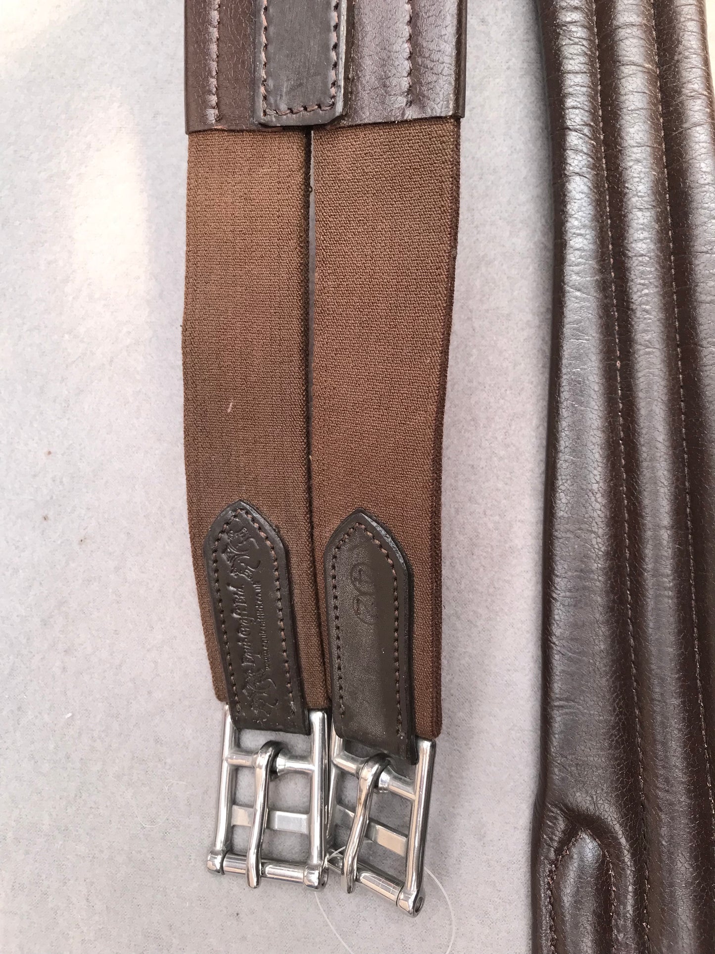 NEW brown soft leather girth FREE POSTAGE