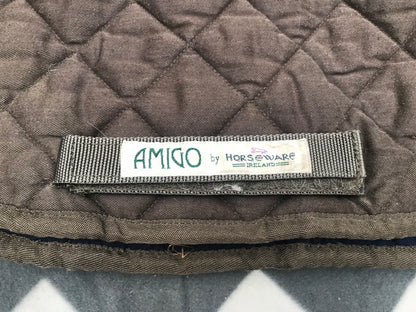 Amigo brown saddle cloth pony size FREE POSTAGE