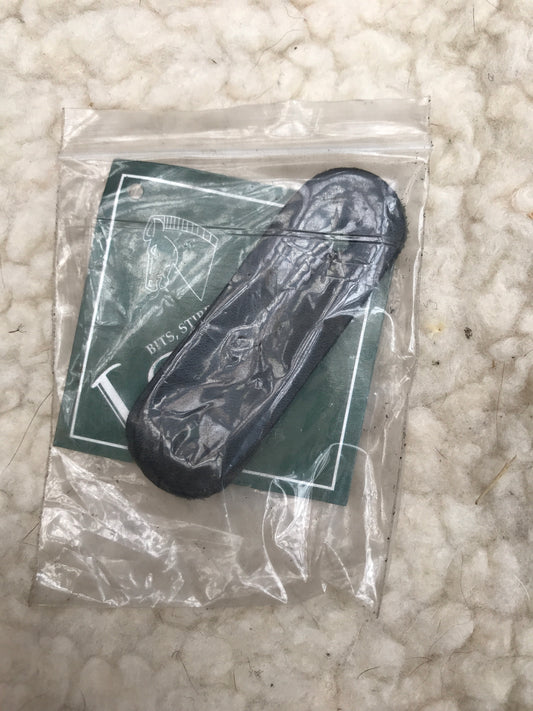 BRAND NEW black peacock leathers