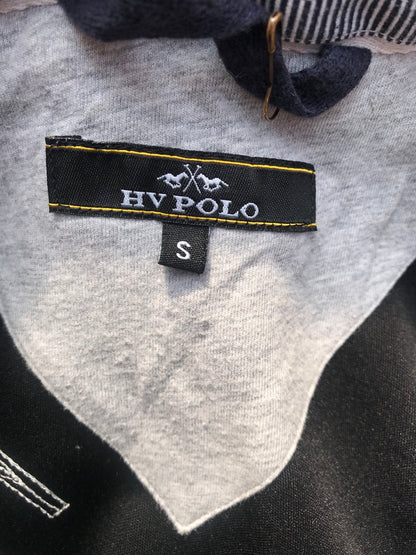 Hv polo navy zip up jacket size small FREE POSTAGE