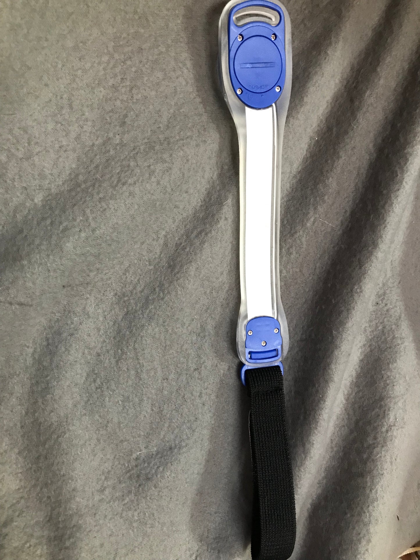 New blue hi vis arm bands with elasticated size adjusting strap FREE POSTAGE*