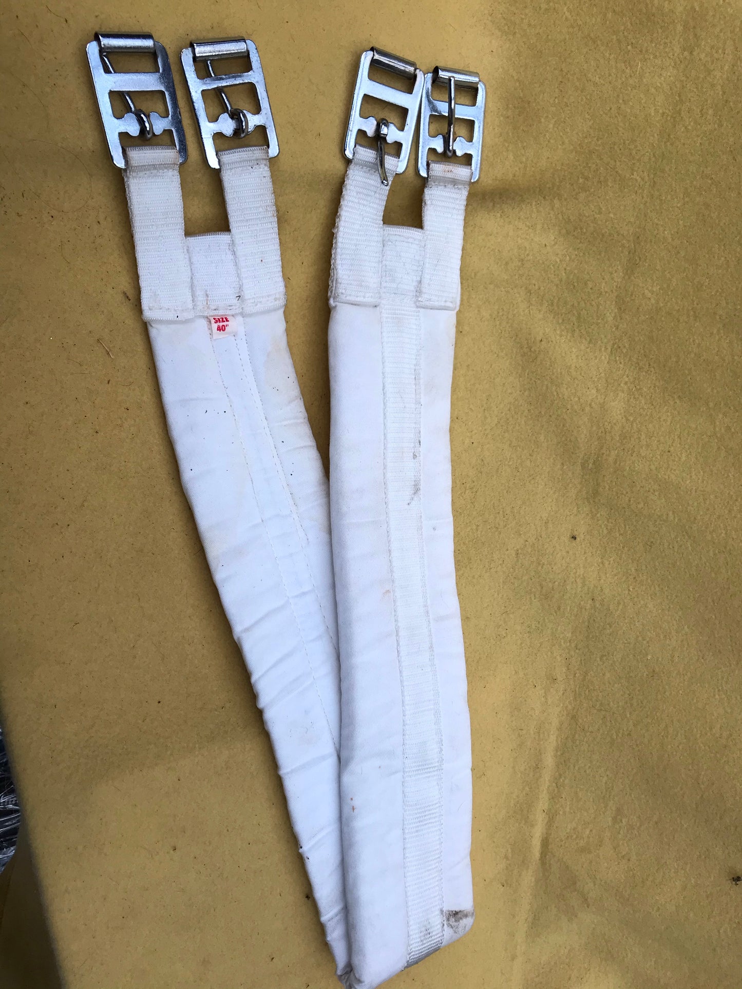 38” white cotton girth FREE POSTAGE