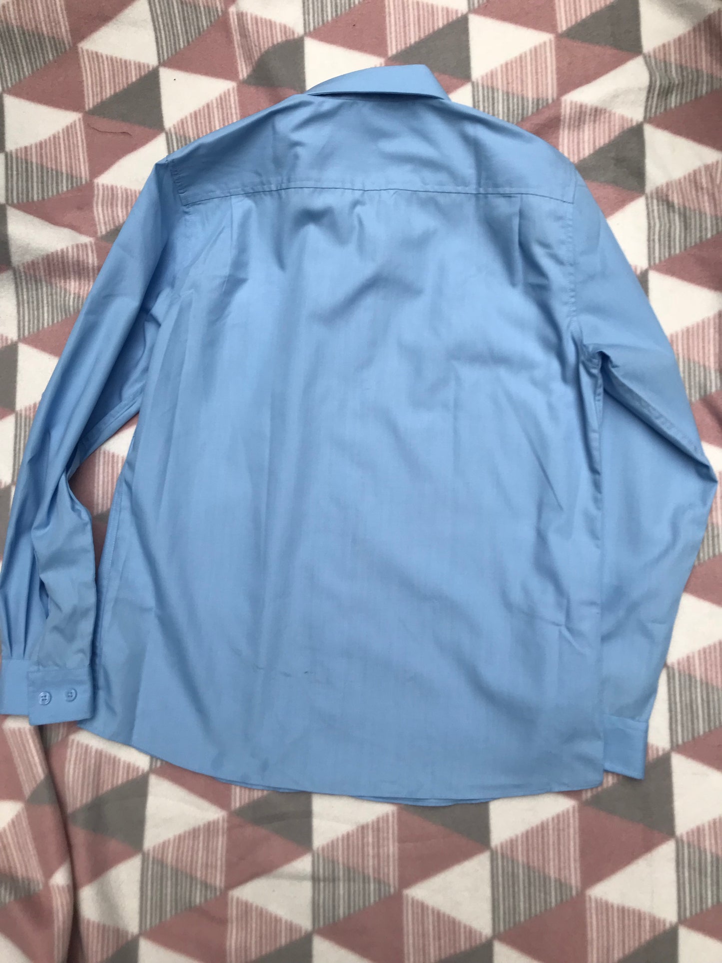 NEW blue long sleeve shirt age 13 FREE POSTAGE