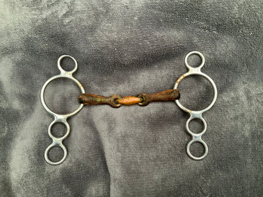 5” 4 ring sweet iron dutch gag FREE DELIVERY