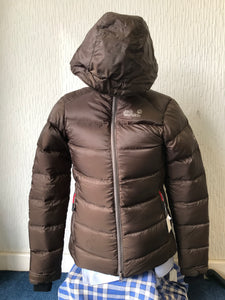 New  jack wolfskin brown quilted coat size 8 FREE POSTAGE🟢