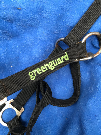 Black Shires ( green guard) Large Pony Head Collar FREE POSTAGE ■