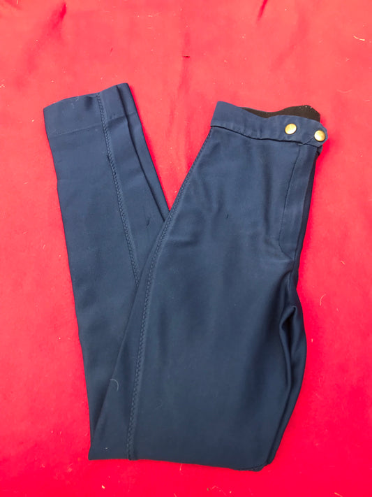 navy jodhpurs size 6 (24) regular leg FREE POSTAGE