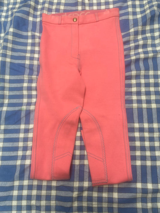 Kadence pink jodhpurs childrens age 8 FREE POSTAGE🟢