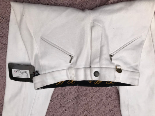 BRAND NEW gallop white jodhpurs childrens size 24” FREE POSTAGE