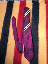 pierre henri purple indian style tie with bling FREE POSTAGE ■