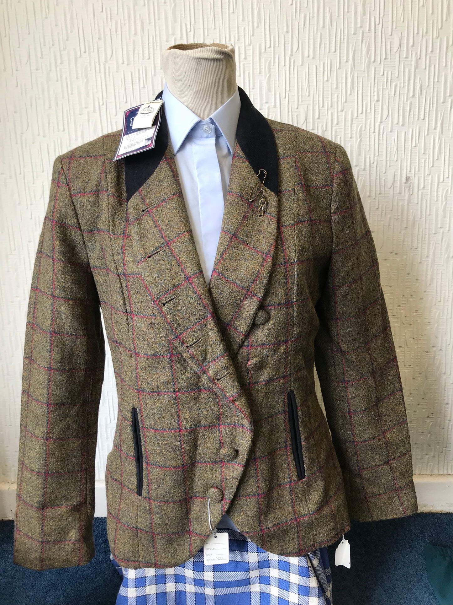 Jack Murphy Karen tweed beenbo tweed jacket size uk 12 (36) FREE POSTAGE 🔵