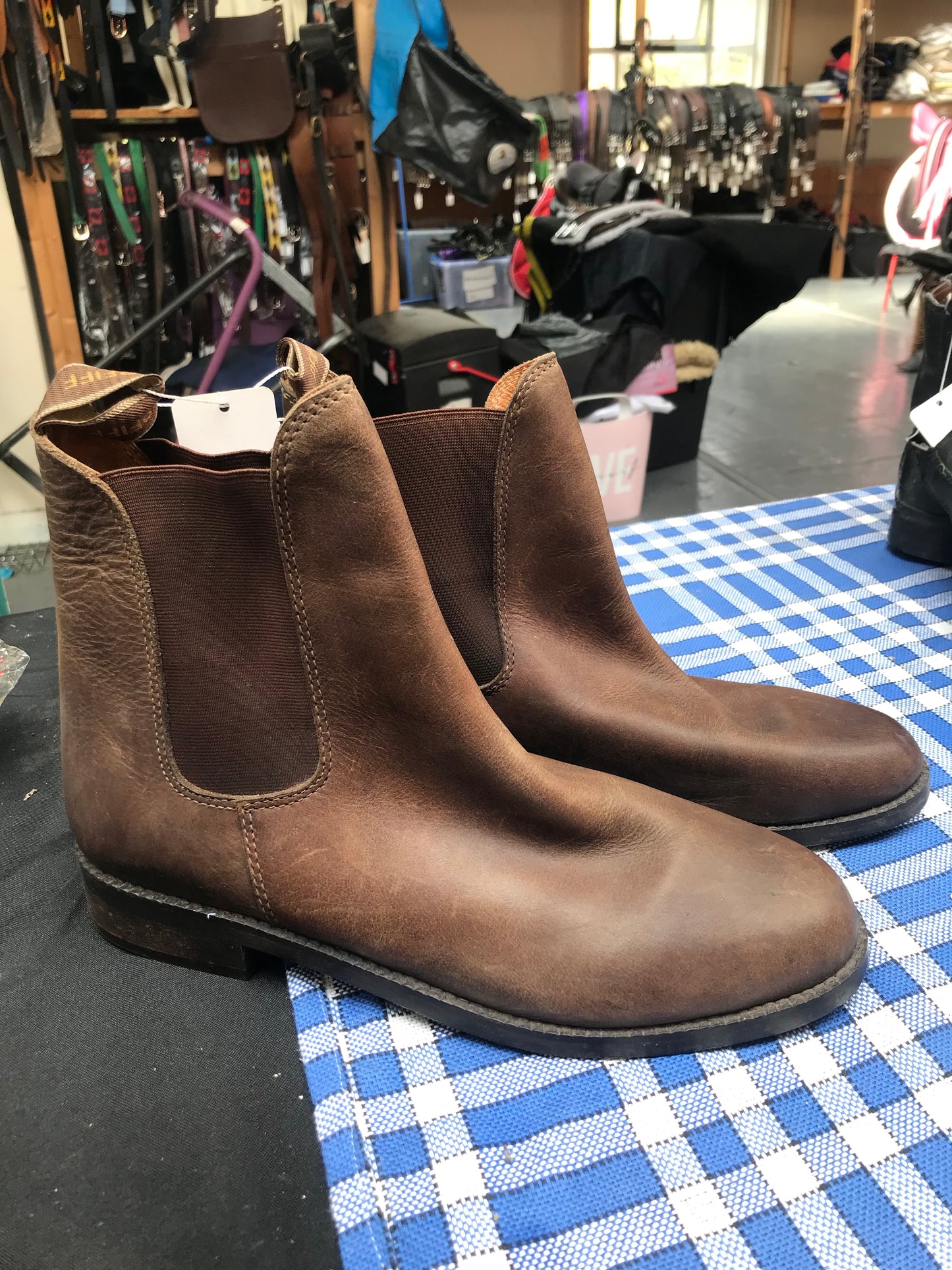 Pfiff brown leather jodhpur boots SIZE 10 FREE POSTAGE ✅