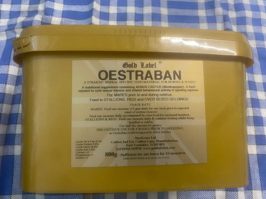 New gold label oestraban 800g tub FREE POSTAGE🟢