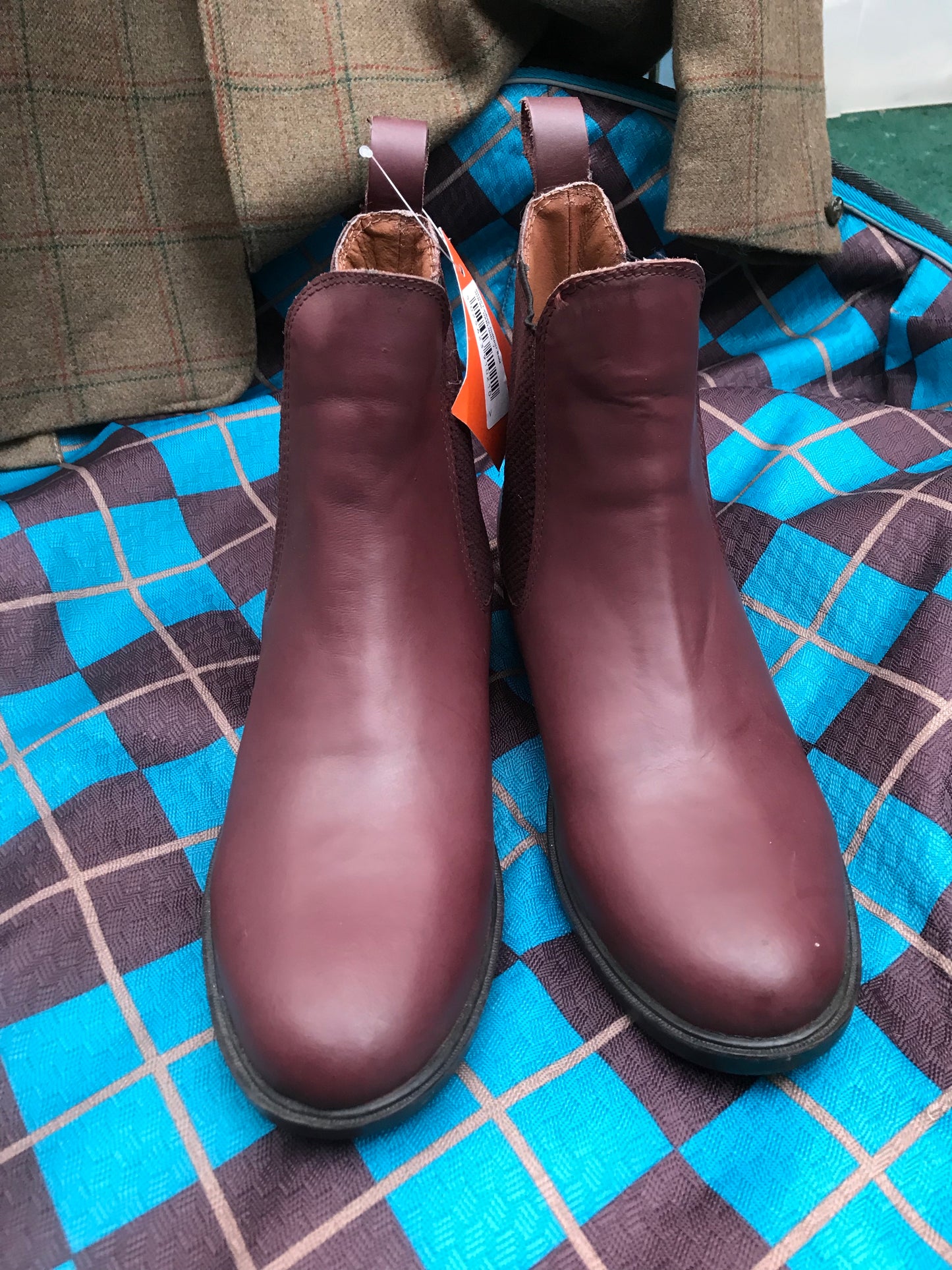 NEW Harry hall oxblood jodhpur boots size 7 FREE POSTAGE ✅