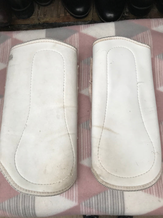 Horze white light weight sheep skin lined brushing boots size large