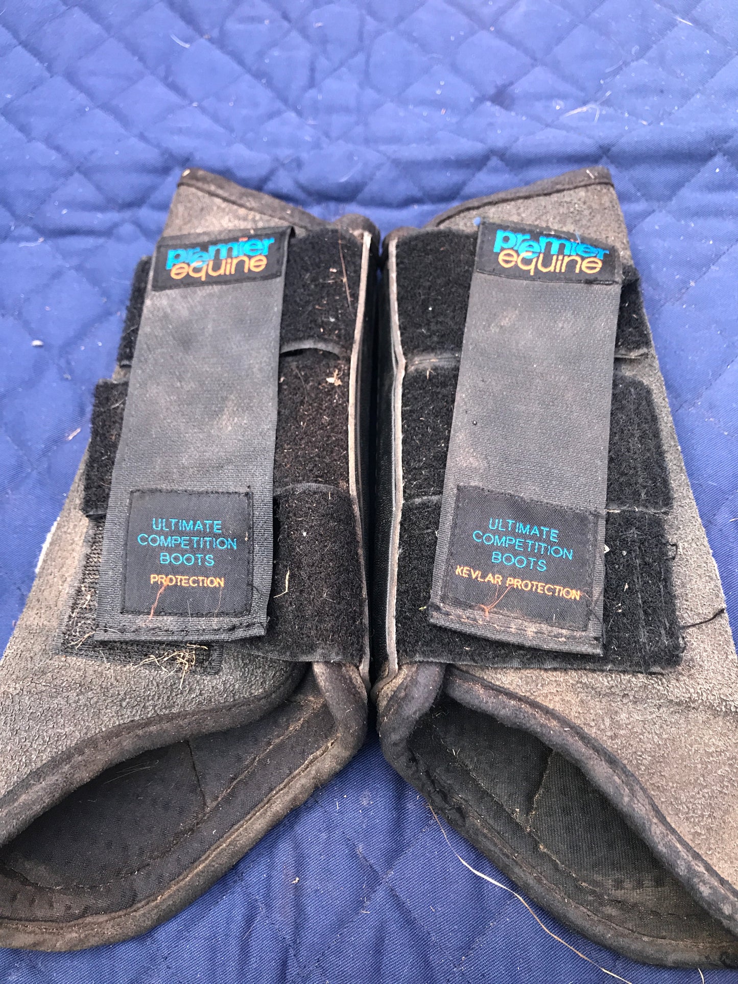 premier equine black brushing boots (medium) FREE POSTAGE