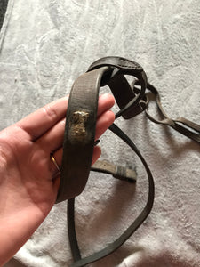 Sabre brown leather full size running martingale FREE POSTAGE