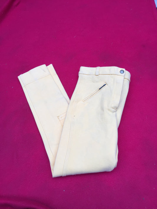 Gallop cannery yellow jodhpurs size 6 FREE POSTAGE
