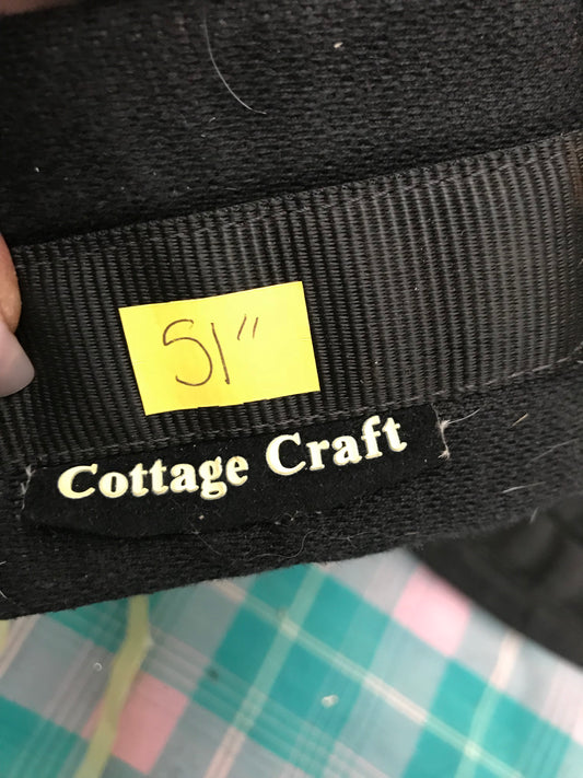 51” Cottage craft black free postage
