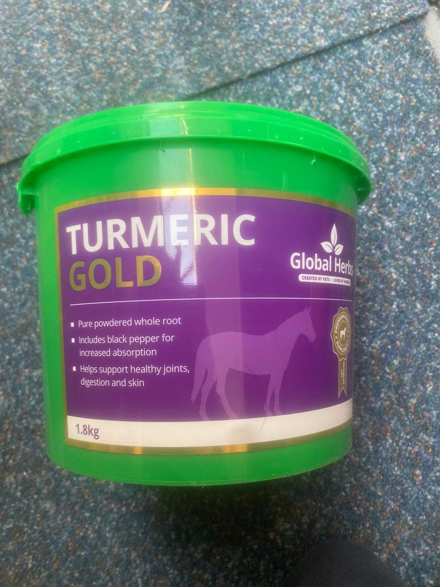 Global herbs turmeric gold 1.8kg FREE POSTAGE*