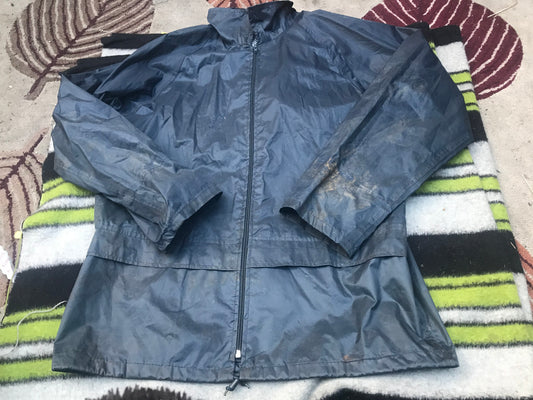 champion navy rain coat size small FREE POSTAGE