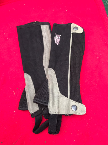 children’s black velvet chaps,  (FREE POSTAGE) ✅️