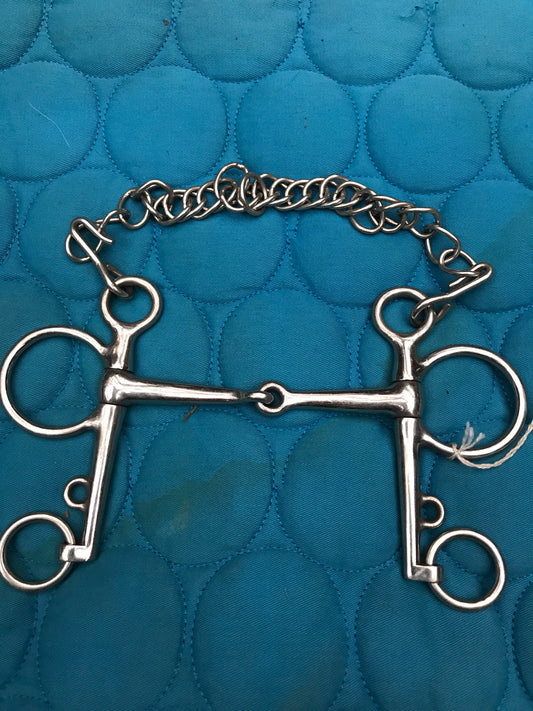 Pelham with curb chain size: 5”