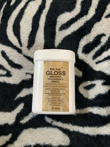 New gloss mini wipes FREE POSTAGE