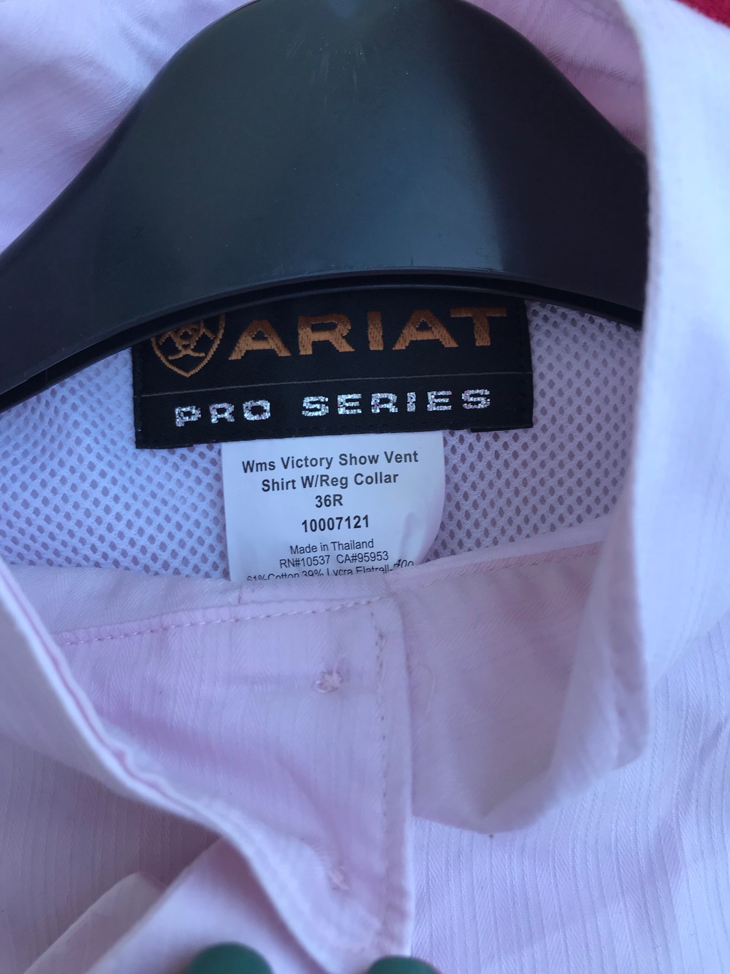 Pink Ariat show shirt large FREE POSTAGE