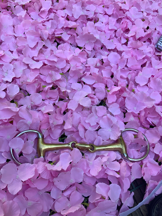 Eggbutt snaffle with lozenge in 5-1/2”