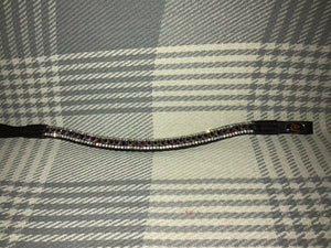 new purple and silver size full and cob browband FREE POSTAGE ✅