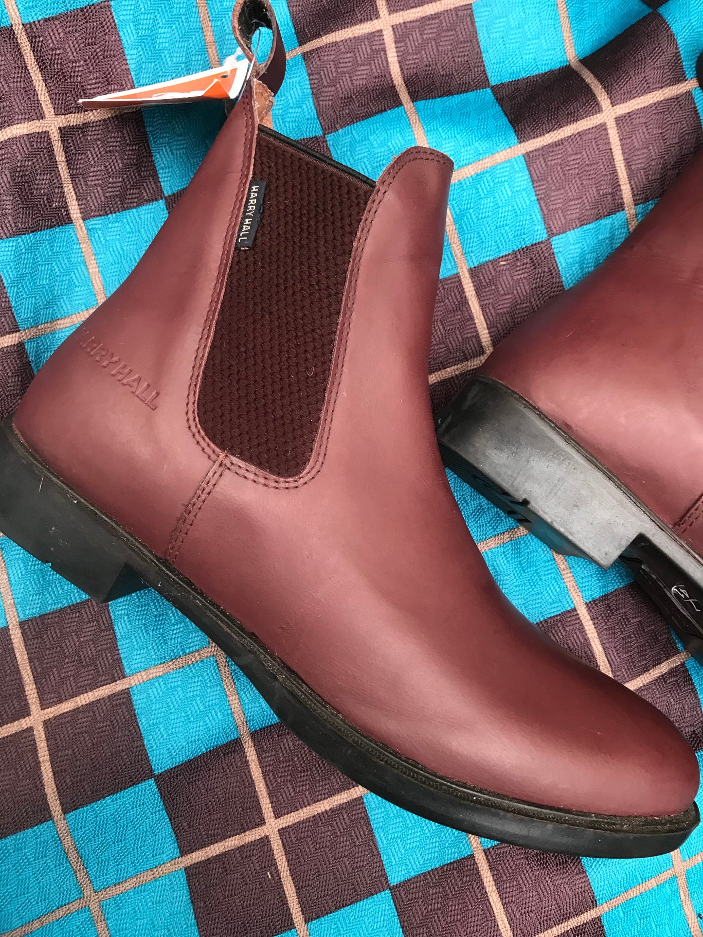 NEW Harry hall oxblood jodhpur boots size 7 FREE POSTAGE ✅