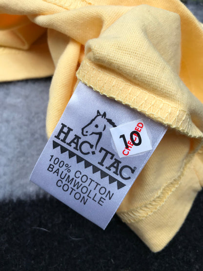 Hac-tac Yellow Tshirt size M FREE POSTAGE