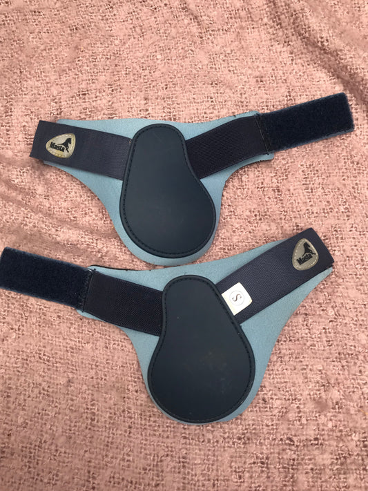 Like new Masta blue and navy fetlock boots size small