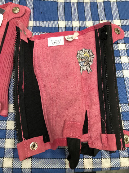 New shires children’s chaps pink small FREE POSTAGE ✅️