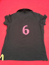 Black riding T-shirt with collar size 8-10 FREE POSTAGE